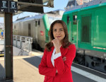 Oana Gherghinescu ED in Valenciennes railway station - June 2025