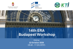 14th ERA Budapest Workshop 2026